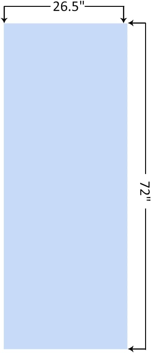 Eunzel 2 Pack Hot Yoga Towel Non Slip Yoga Mat Towel Non-Slip Sweat Absorbent Microfiber Towel for Hot Yoga, Pilates and Workout 72" x 26.5", Blue/Purple