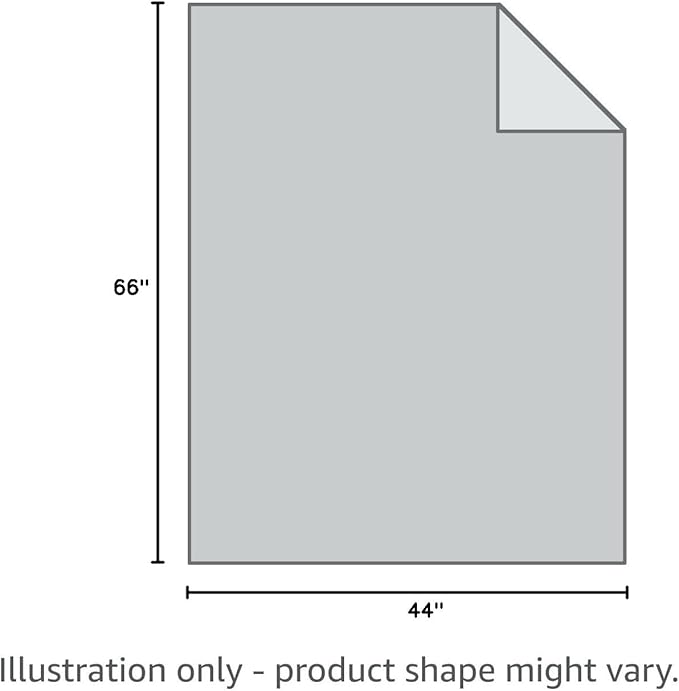 Bare Home Fleece Blanket - Throw/Travel - Ultra-Soft Lightweight for Bed, Sofa, and Couch - Luxury Microplush - Cozy Warm Blanket (Throw/Travel, Light Gray)