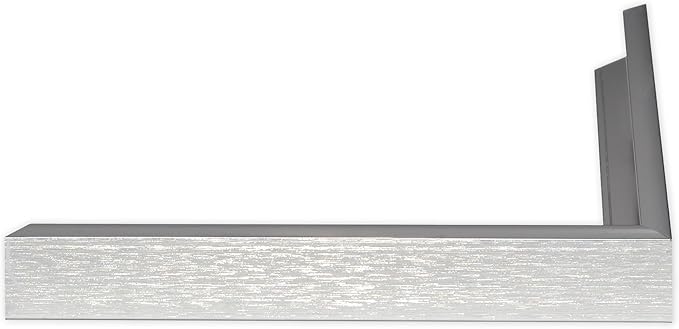 Frame My Mirror Silver Metal Framed Mirror, 28" x 48" Mirror for Bathroom, Metal Frame, True Reflections Glass, Chrome Finish, Stanton Design, Hangs Horizontally or Vertically, Made in USA