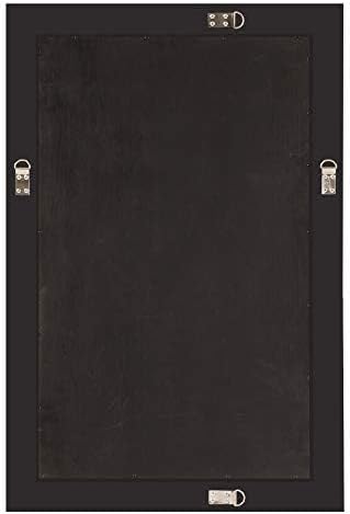 Howard Elliott Queen Ann Rectangular Antique Golf Leaf Wall Mirror, Rectangle Hanging Wood Framed Vanity Mirrors for Home Decor, Living Room, Bathroom, Bedroom, or Hallway, 24 x 36 Inch