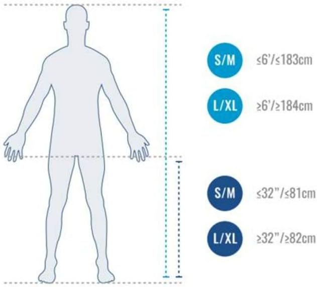 COMPEX Ayre Wireless Rapid Recovery Compression Boots - High Tech Compression Massage - S/M