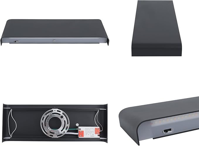 Bathroom Vanity Light, 20W Dimmable LED Wall Lamp, 5 CCT Adjustable（3000K-6500K, 2 Pack Black Modern Wall Sconce lamp,Up and Down Wall Lighting for Bedroom, Above Dressing Table