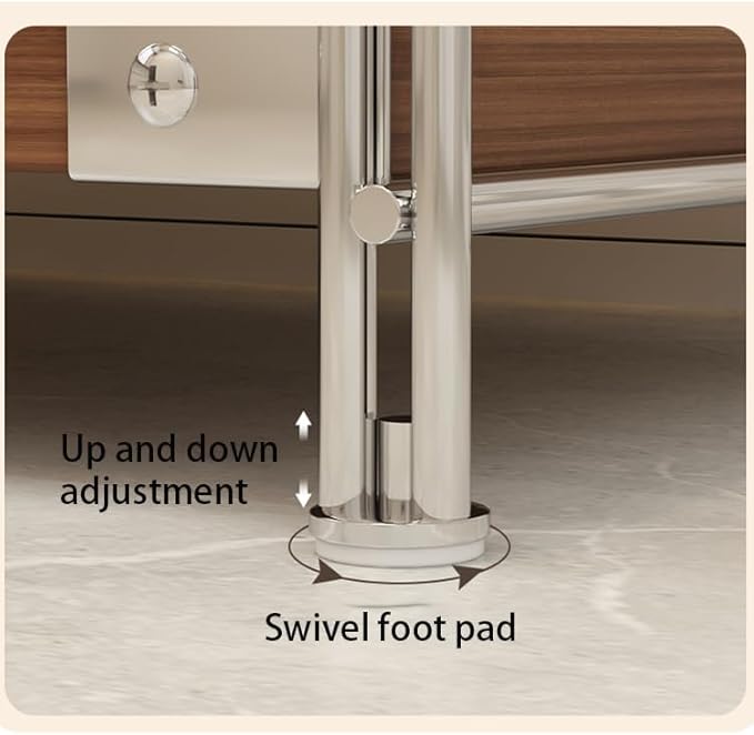 68.9 in Heavy Duty 5 Tier Bookcase, Freestanding Tall Bookshelfs, Industrial Metal Book Shelves, Brown Wood Metal Book Case for Bedroom, Living Room,Office