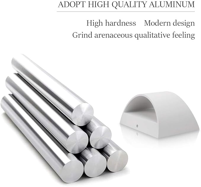 Aipsun Indoor Aluminum Modern LED Wall Sconce Hardwired Interior Wall Lights Set of 2 Up and Down Wall Mount Light for Living Room Bedroom Hallway Corridor Cool White 6000K(with G9 Bulbs)