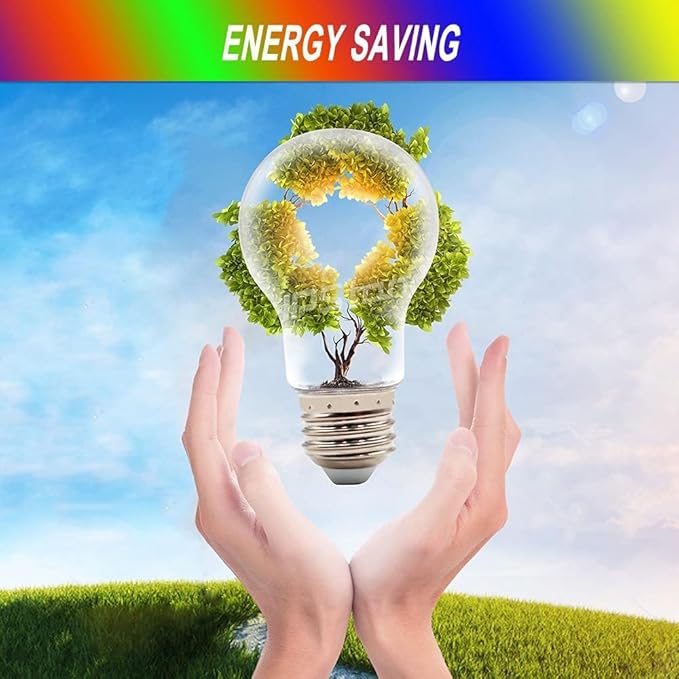 35FT Outdoor String Lights, 16 Shatterproof Edison Bulbs, Dimmable RGB Color Changing Patio Lights with Remote. Solar-Powered & Waterproof for Garden Commercial LED Decorative Lighting.