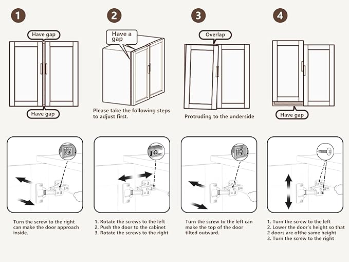 Sideboard Buffet Cabinet with 2 Drawers, Farmhouse Kitchen Pantry with Adjustable Shelves, Coffee Bar Cupboard Cabinet with 3 Doors for Kitchen, Dining Room (Black)