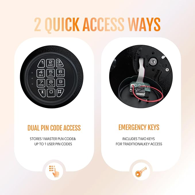 2.6 Cu Ft Drop Safe for Business Money Safe Box with Drop Slot Digital Combination and Anti-Fishing for Home Office Cafe Restaurant Jewelry