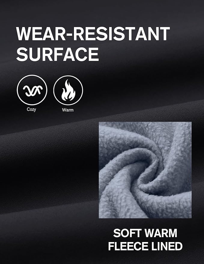 fit space Men's Athletic Insulated Jacket Lightweight Fleece Outerwear Windbreaker Running Cycling Hiking