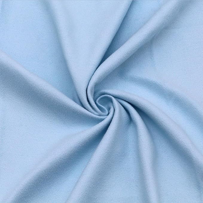 Eunzel Hot Yoga Towel Non Slip Yoga Mat Towel Non-Slip Sweat Absorbent Towel for Hot Yoga, Pilates and Workout 72" x 26.5", Blue