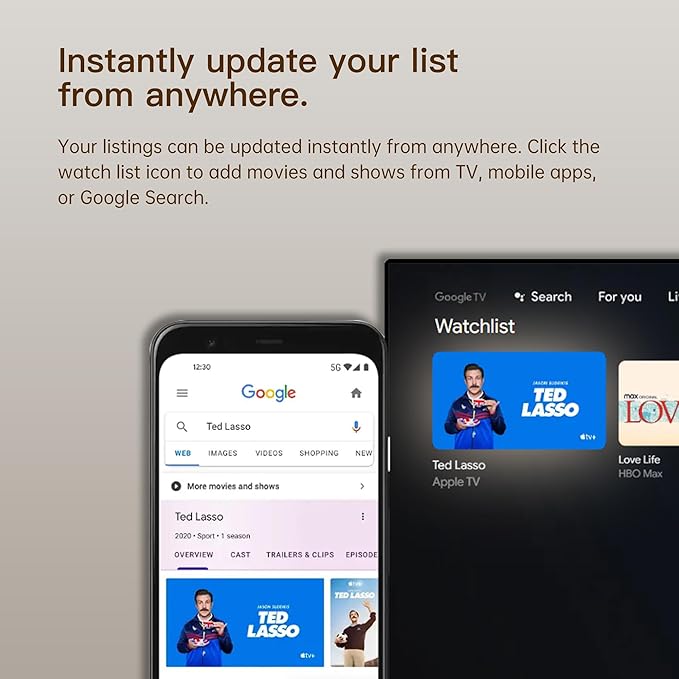 FPD 43-inch Smart TV Google TV 1080p Full HD with Google Play and Chromecast Built-in, HDR 10, Dolby Audio, Voice Remote, Stream Live TV(Palette-Series, CG43-P3, 2024 Model)