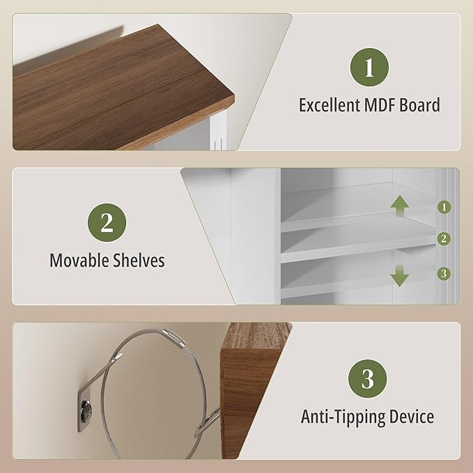 10 Cube Storage Bookcase, Modern 3-Tier Wooden Storage Organizer Open Bookshelf with Base for Living Room, Bedroom, Home Office