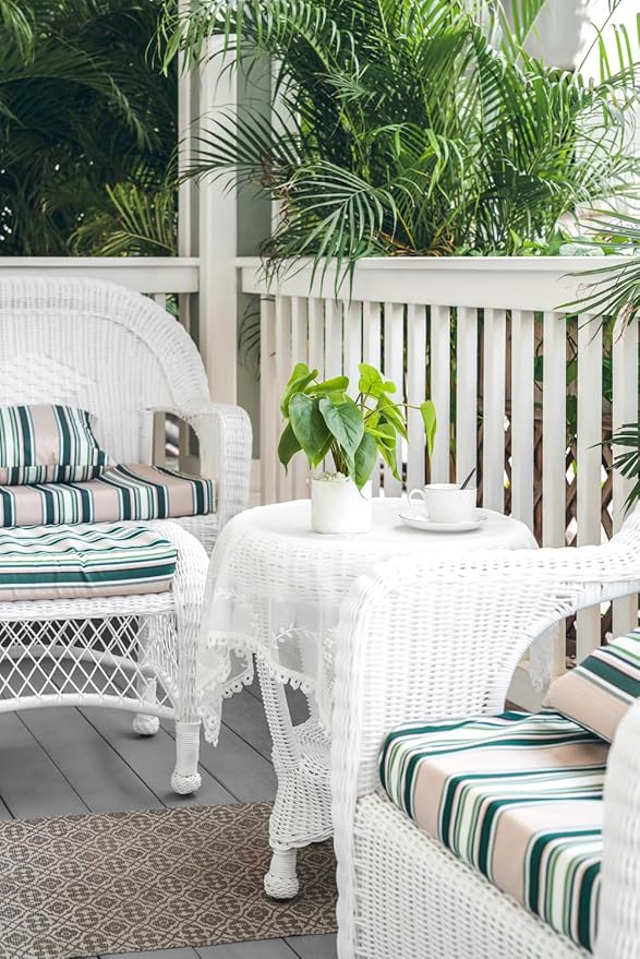 Mkono Fake Plants in Ceramic Pot, 11" Potted Artificial Plants for Home Decor Indoor Faux Green Leaf Plant with Modern White Planter for Desk Shelf Office Room Decoration (Pothos)