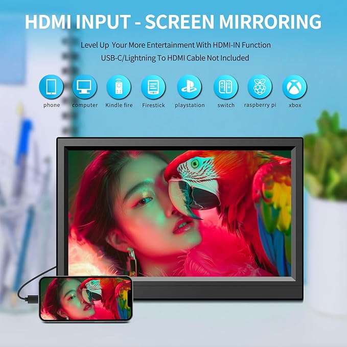 12.5inch small Portable TV,Essential for Bedroom/Kitchen/Camping,Support HDMI/USB input,Built-in speakers,lightweight and easy to carry,Suitable for small spaces(NO with WiFi/Bluetooth/Satellite)