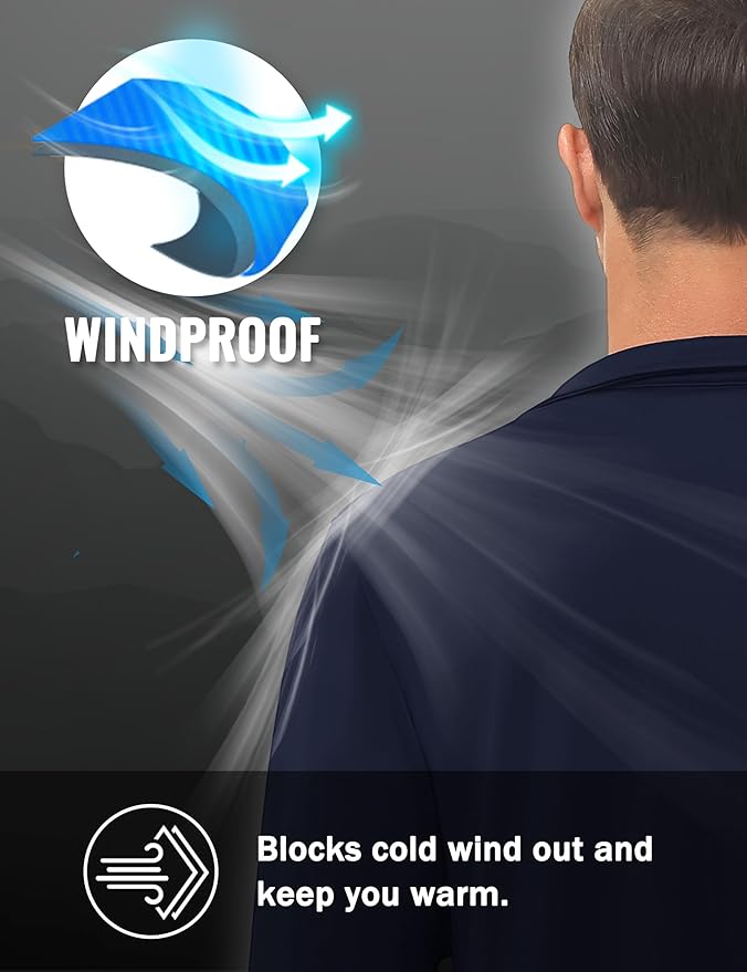 MAGCOMSEN Men's Track Jackets Lightweight Full-Zip Casual Coat Workout Running Athletic Active Jacket With Pockets