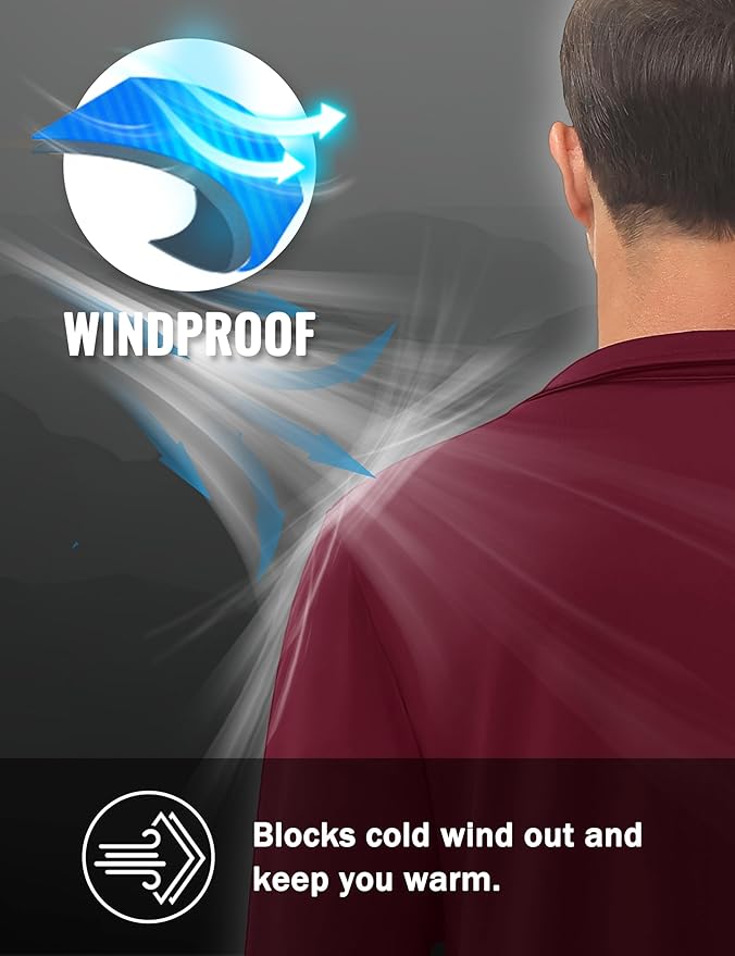 MAGCOMSEN Men's Track Jackets Lightweight Full-Zip Casual Coat Workout Running Athletic Active Jacket With Pockets