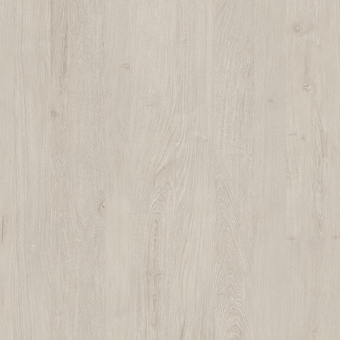 Bush Furniture Cabot Tall 5 Shelf Bookcase | Large Open Bookshelf in Linen White Oak | Sturdy Display Cabinet for Library, Living Room, and Home Office