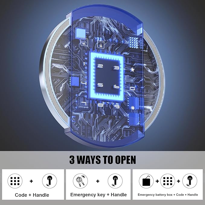 8-12 Gun Safe, Digital Gun Safes & Cabinets, 57"Heavy Duty Long Gun Cabinet for Rifles and Shotguns, Quick Access Gun Safe for Home Rifles and Pistols with Backlit Touch Keypad, Dual Alarm System