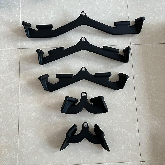 Lat Pull Down Bar T bar Row Attachment, V Bar Tricep Lat Pulldown Attachments, Back Strength Training Bar for Home Gym Exercise Cable Machine Attachments