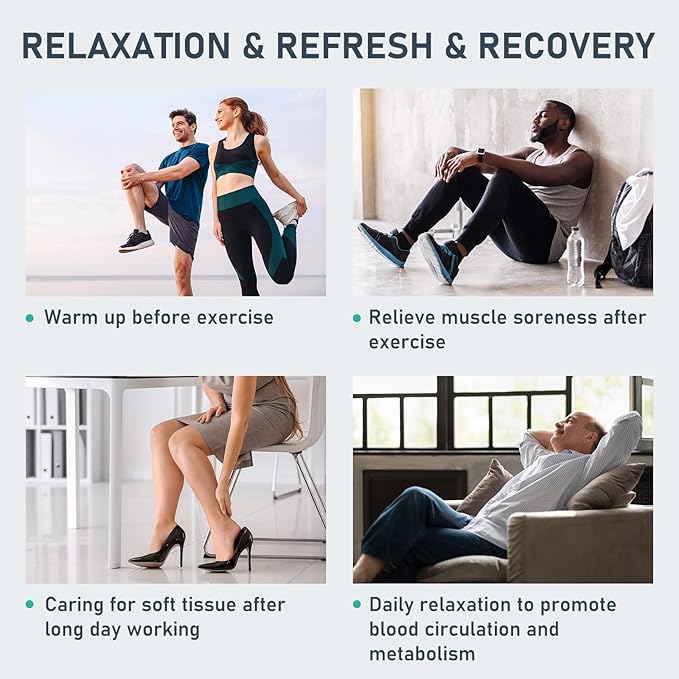 QUINEAR Air Compression Recovery System, Professional Sequential Device for Massage Therapy, Foot and Leg Recovery Boots to Improve Circulation for Athletes, FSA-HSA Eligible (Medium)