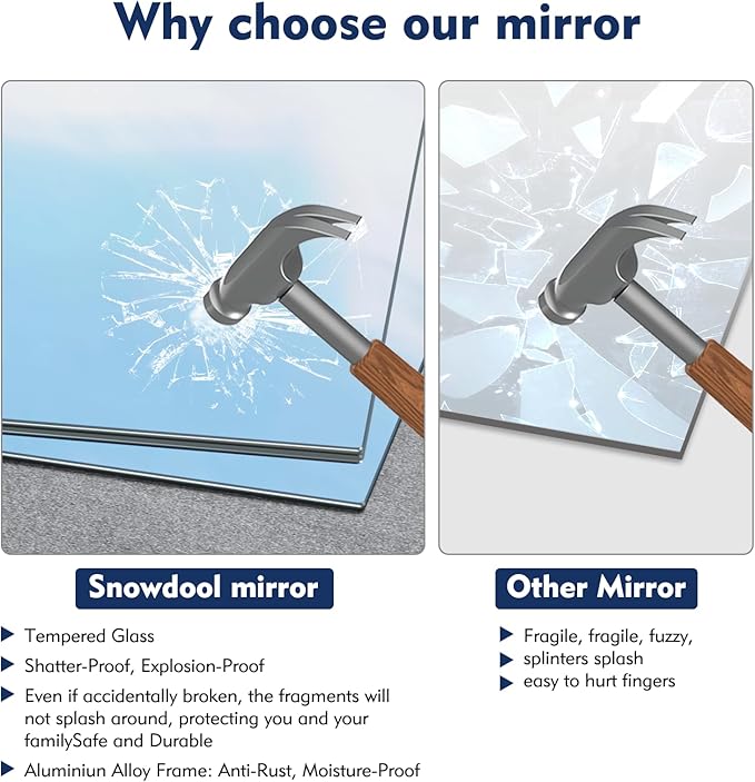 Gym Mirror, 63''x24'' 2PCS Mirrors for Home Gym Wall Large, Full Body Mirror for Yoga, Garage, Dance Studio, Anti-Rust, Tempered Glass,Frameless Rectangle Wall-Mounted Workout Mirrors