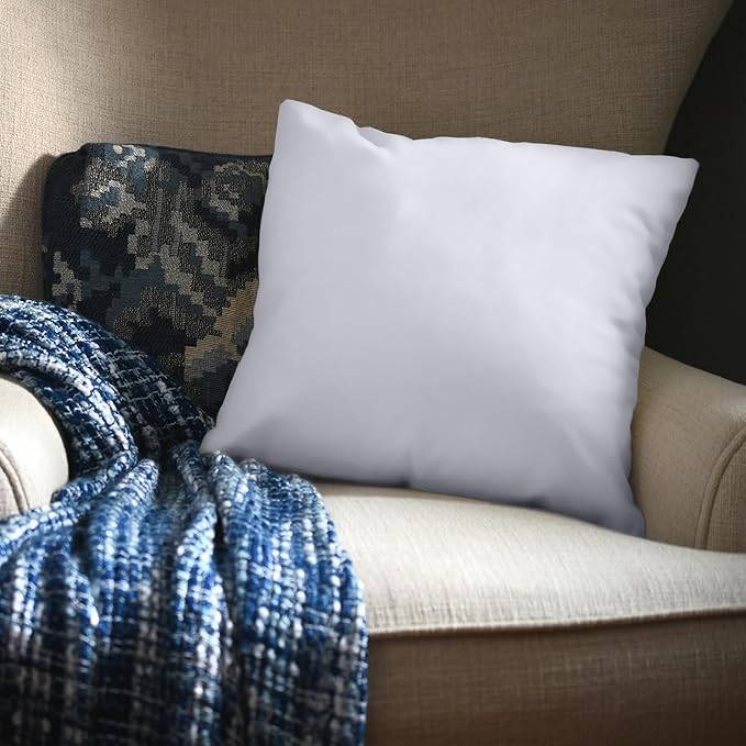 Utopia Bedding Decorative Throw Pillow Insert (16 x 16 Inches, White) – Set of 1, Ideal for Sofa, Couch, and Bed