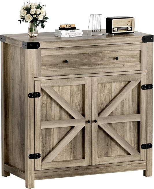 YESHOMY Coffee Bar and Accent Cabinet