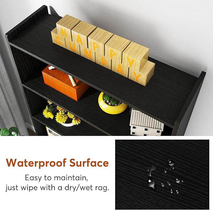 Tribesigns 72-inch Tall Bookcase, Modern 6-Tier White Library Bookshelf with Storage Shelves, Large Open Bookcases Wood Display Shelving Unit for Bedroom Living Room Office