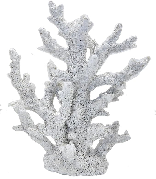 Beach Coastal Decor Coral Reef Home Decor Coral Statue Sculpture Home,Desk,Bathroom,Desktop Shelf Statue,Marine Themed Gifts