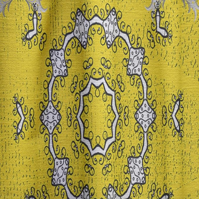 'Indian Vintage Mandala Pattern' Bohemian & Eclectic Curtain Panel