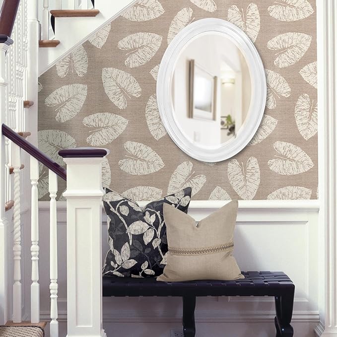 Howard Elliott George Oval Matte White Wall Mirror, Oval Bevelled Hanging Wood Framed Vanity Mirrors for Home Decor, Living Room, Bathroom, Bedroom, or Hallway, 25 x 33 Inch