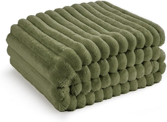 Bedsure GentleSoft Cypress Fleece Throw Blanket for Couch - Cozy Soft Blankets for Women, Cute Small Throws for Girls, 50x60 Inches