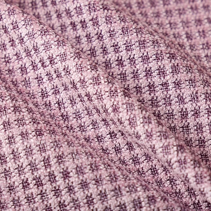 Throw Couch Pillow with Insert 18x18 Inches Set of 2 Square, Cute Modern Home Fall Decor for Living Room Sofa Bed Cushion Accent Case, Anthropologie Style Home Decor (Romantic Pink #P2-21)