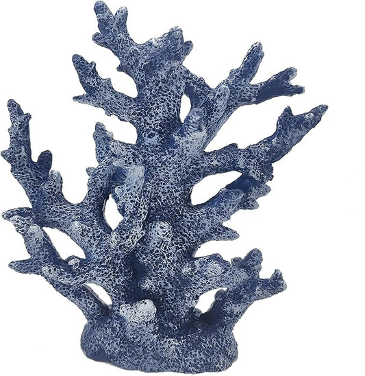 Beach Coastal Decor Coral Reef Home Decor Coral Statue Sculpture Home,Desk,Bathroom,Desktop Shelf Statue,Marine Themed Gifts