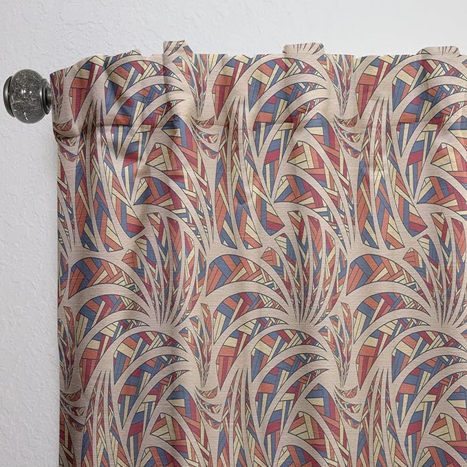 'Ethnic Pattern' Bohemian & Eclectic Curtain Panel, 18645, 52x90, (Abstract-Bohemian)