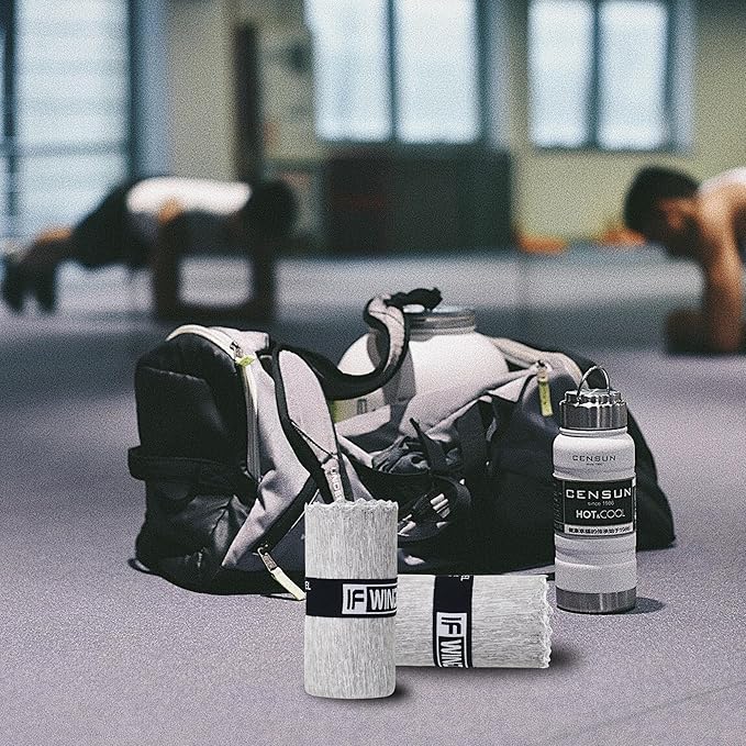 6 Pack Microfiber Gym Towels for Working Out，Fast Drying Workout Accessories Sweat Towels for Gym Gear for Men & Women,Sports Exercise Fitness Gear Tennis for Body Hot Yoga