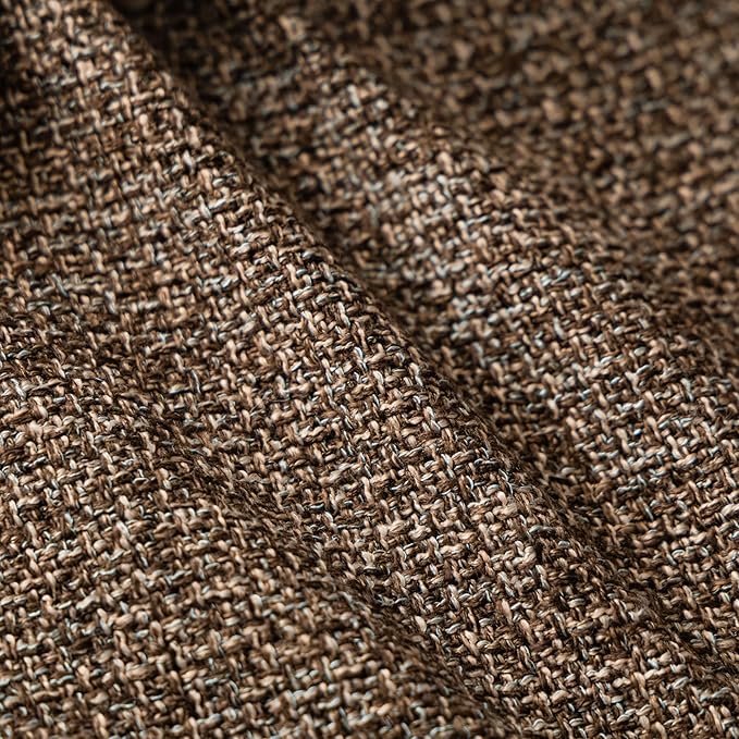 Throw Couch Pillow with Insert 18x18 Inches Set of 2 Square, Cute Modern Home Fall Decor for Living Room Sofa Bed Cushion Accent Case, Anthropologie Style Home Decor (Coffee Brown #P2-18)